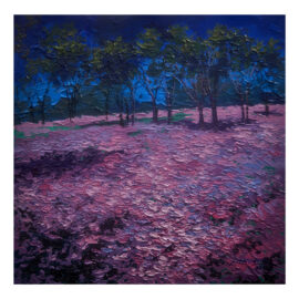 W-43-Pink Bloom 24_x24_,Acrylic on canvas