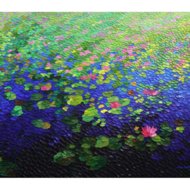 Blooming Pink Green