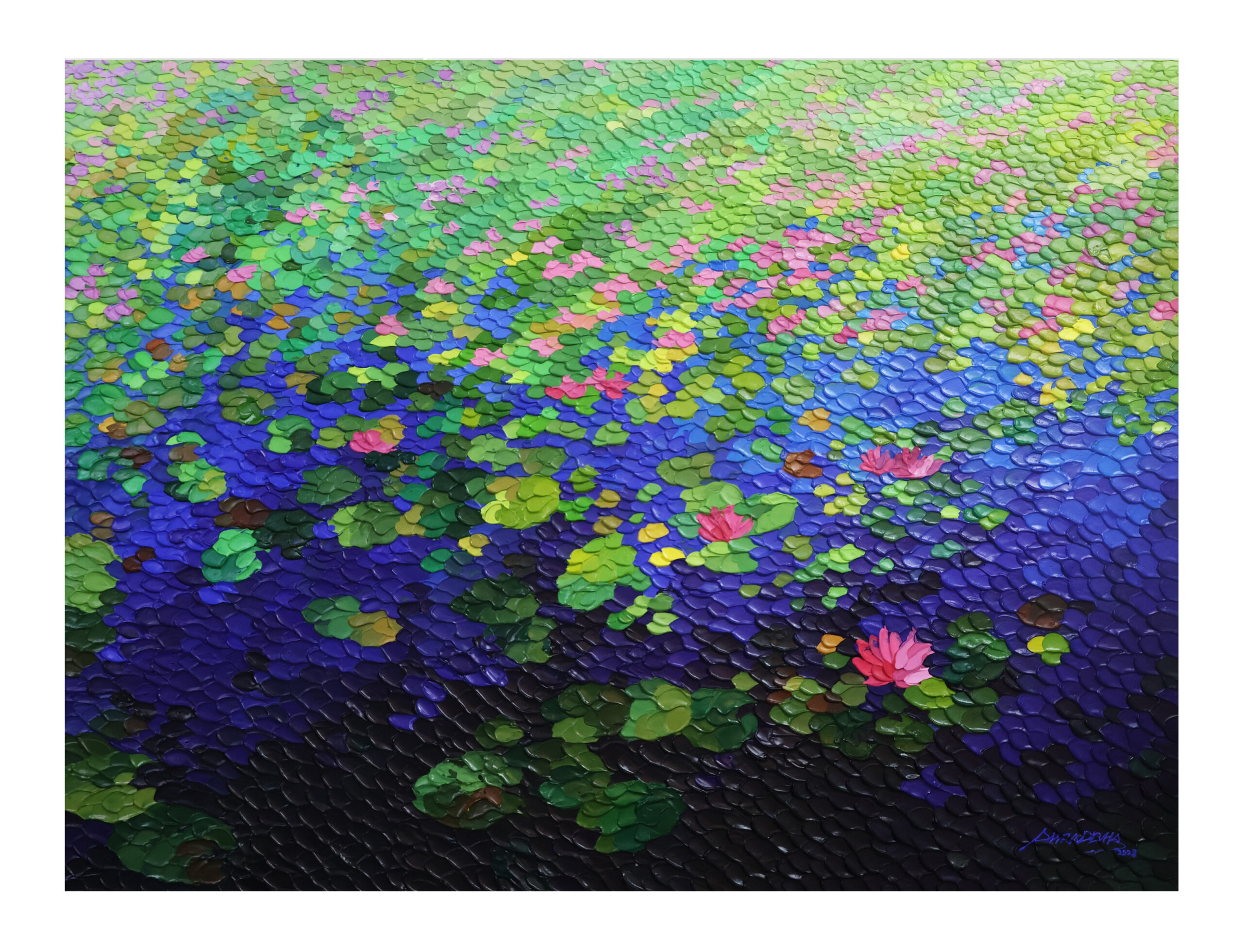 Blooming Pink Green